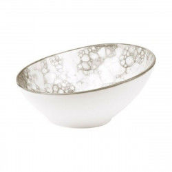 Bowl Porcelain White/Brown...