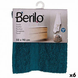 Badetuch Blau 50 x 90 cm (6...