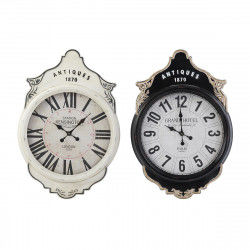 Wanduhr DKD Home Decor Weiß...