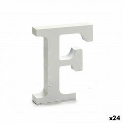 Letter F Wood White (2 x 16...