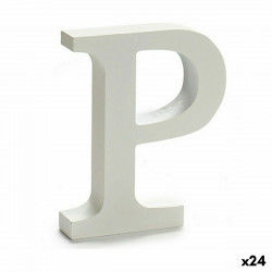 Letter P Wood White (2 x 16...