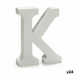 Letter K Wood White (2 x 16...