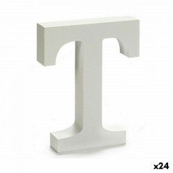 Letter T Wood White (2 x 16...