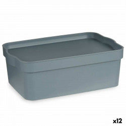 Storage Box with Lid Grey...