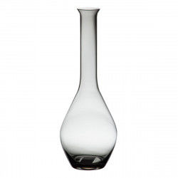 Vase Grau Glas 12 x 12 x 33 cm