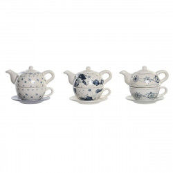 Tea Set DKD Home Decor Blue...