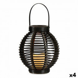 LED Lantern Brown Plastic...