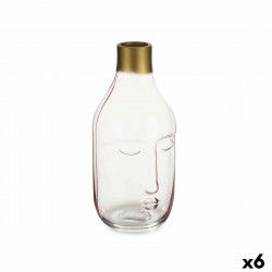 Vase Face Pink Glass 11 x...