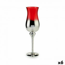 Candleholder Crystal Red...