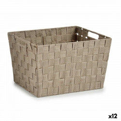 Laundry Basket Beige Cloth...