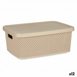 Storage Box with Lid Beige...