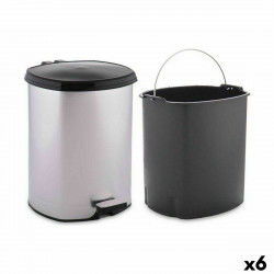 Pedal bin Silver Plastic 6...