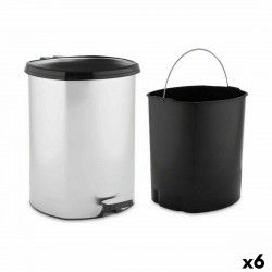 Pedal bin Silver Plastic 11...