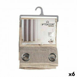 Curtain Beige Grey 140 x...