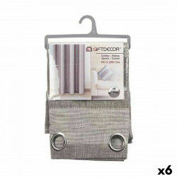 Curtain White Grey 140 x...