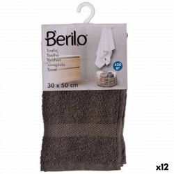 Bath towel Grey 30 x 50 cm...