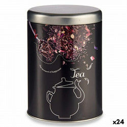 Tin Tea Black Metal 1 L...