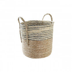 Basket DKD Home Decor Fibre...