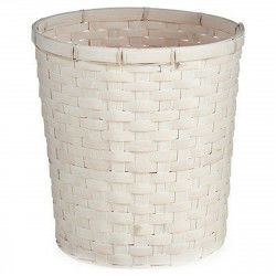 Planter White PVC Bamboo 25...