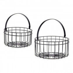 Basket Black Metal 25 x 27...