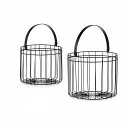 Basket Black Metal 25 x 35...