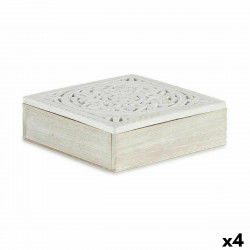 Decorative box White Wood...