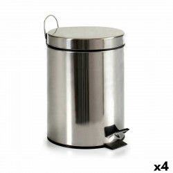 Pedal bin Silver Stainless...