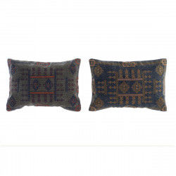 Cushion DKD Home Decor Blue...