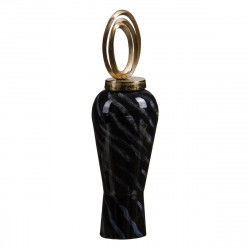 Vase Crystal Black Golden...