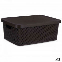 Storage Box with Lid Brown...