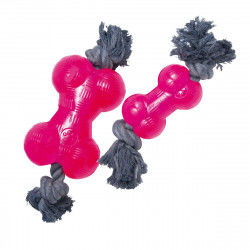 Dog toy Gloria Bone Pink S...