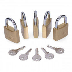 Key padlock EDM 85245 Brass...