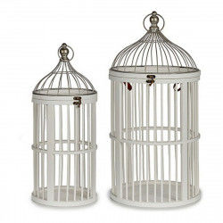 Cage Circular White Wood (2...