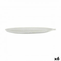 Tray White MDF Wood Leaf of...