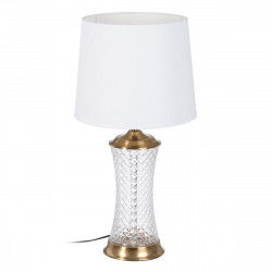 Tischlampe Gold Leinen...